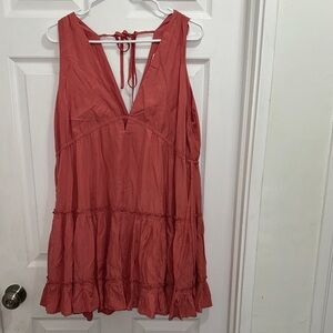 Mustard Seed Pink Sleeveless Mini Dress